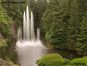 Ross Fountains Butchart Gardens in Victoria